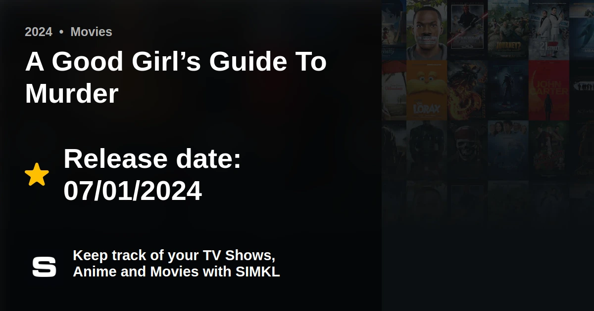 A Good Girl’s Guide To Murder (2024)